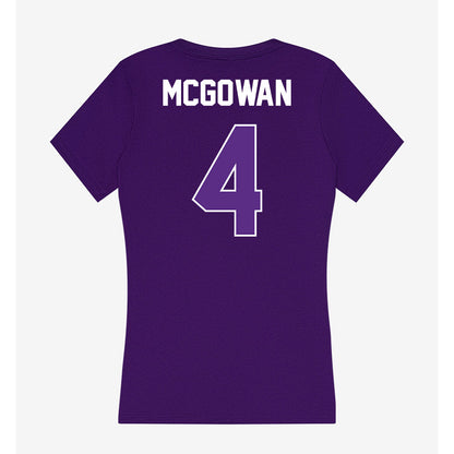 North Alabama - NCAA Women's Volleyball : Kinslee McGowan - Women's V-Neck T-Shirt-1