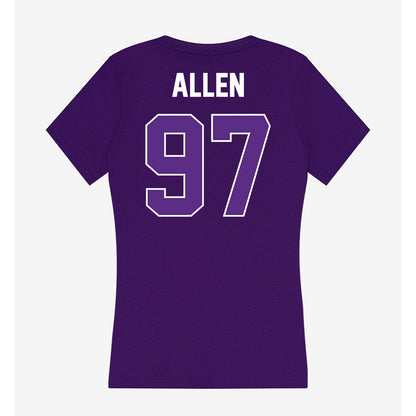 North Alabama - NCAA Football : Trace Allen - Women's V-Neck T-Shirt-1