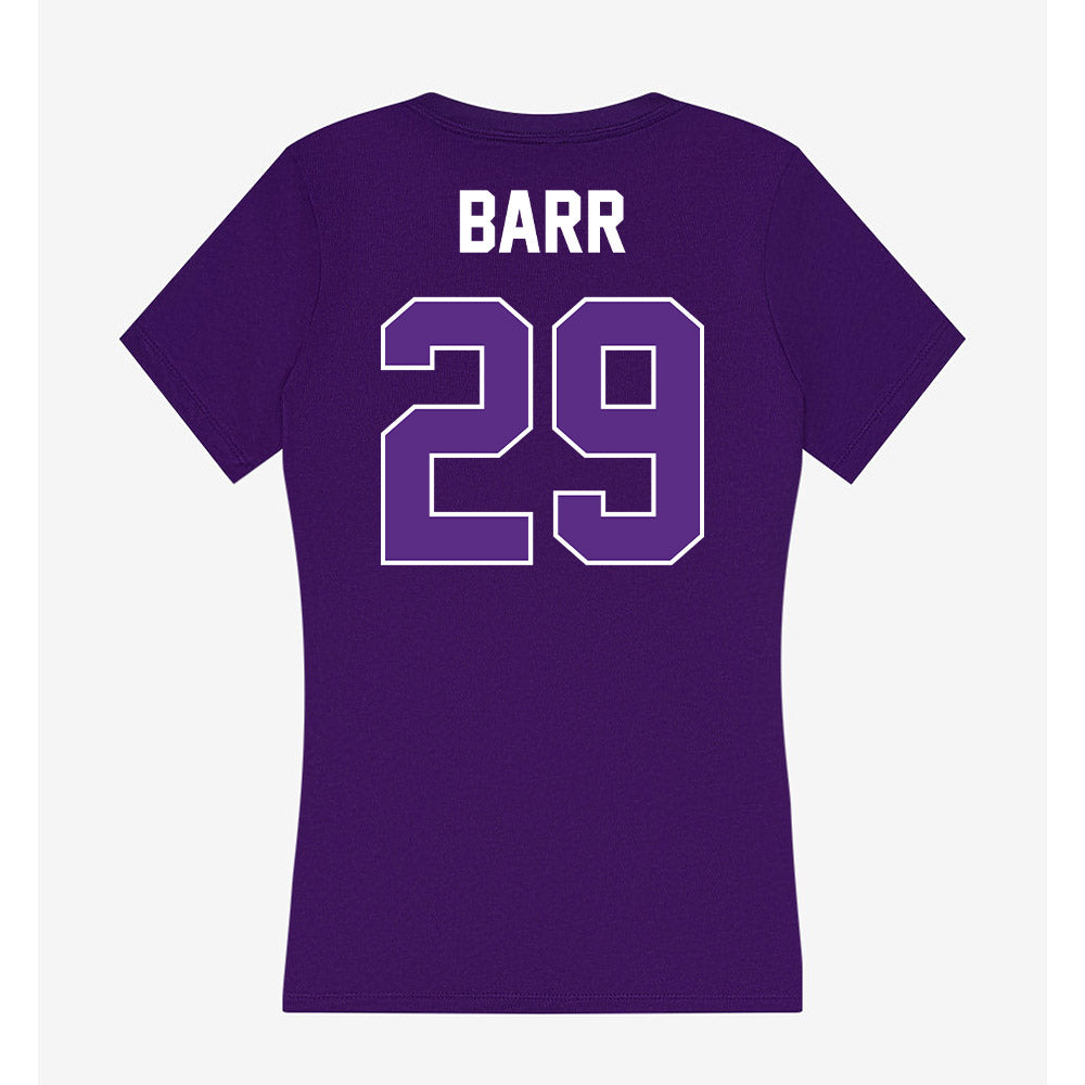 North Alabama - NCAA Women's Soccer : mya barr - Women's V-Neck T-Shirt-1