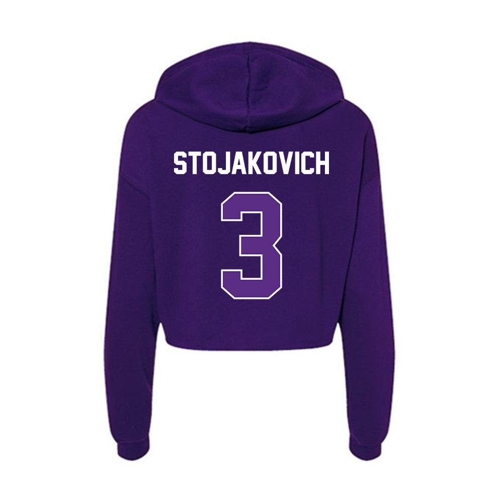 North Alabama - NCAA Women's Soccer : Avery Stojakovich - Women's Crop Fleece Hoodie-1