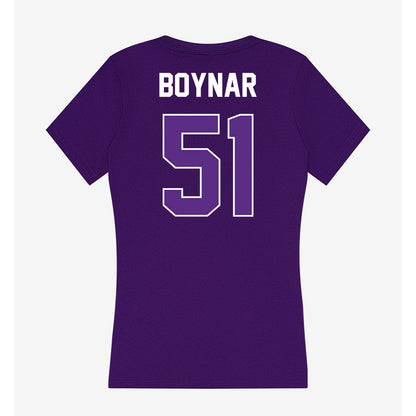 North Alabama - NCAA Baseball : Jake Boynar - Women's V-Neck T-Shirt-1