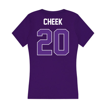 North Alabama - NCAA Baseball : Jackson Cheek - Women's V-Neck T-Shirt-1