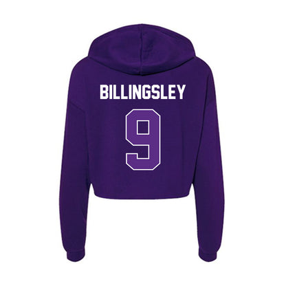 North Alabama - NCAA Baseball : Ryker Billingsley - Women's Crop Fleece Hoodie-1