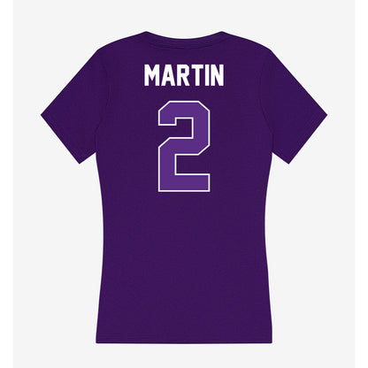 North Alabama - NCAA Women's Soccer : Haylee Martin - Women's V-Neck T-Shirt-1