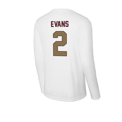 Texas State - NCAA Football : Kylen Evans - Activewear Long Sleeve T-Shirt-1