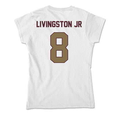 Texas State - NCAA Men's Basketball : Randy Livingston Jr - Soft Style Women’s T-Shirt-1