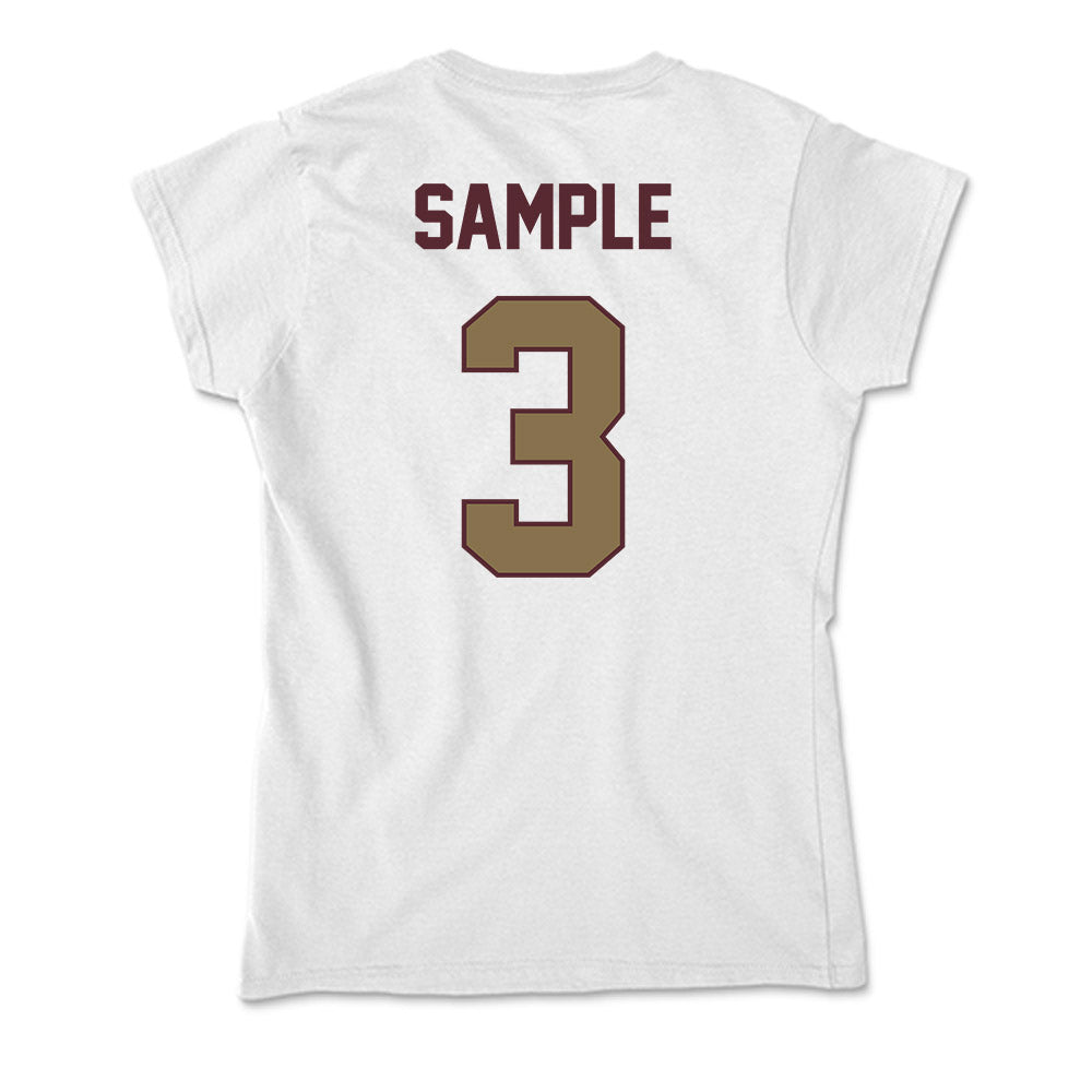 Texas State - NCAA Football : Zechariah Sample - Soft Style Women’s T-Shirt-1