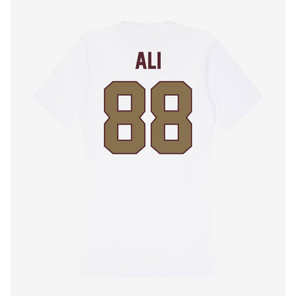 Texas State - NCAA Football : Jussiah Ali - Women's V-Neck T-Shirt-1