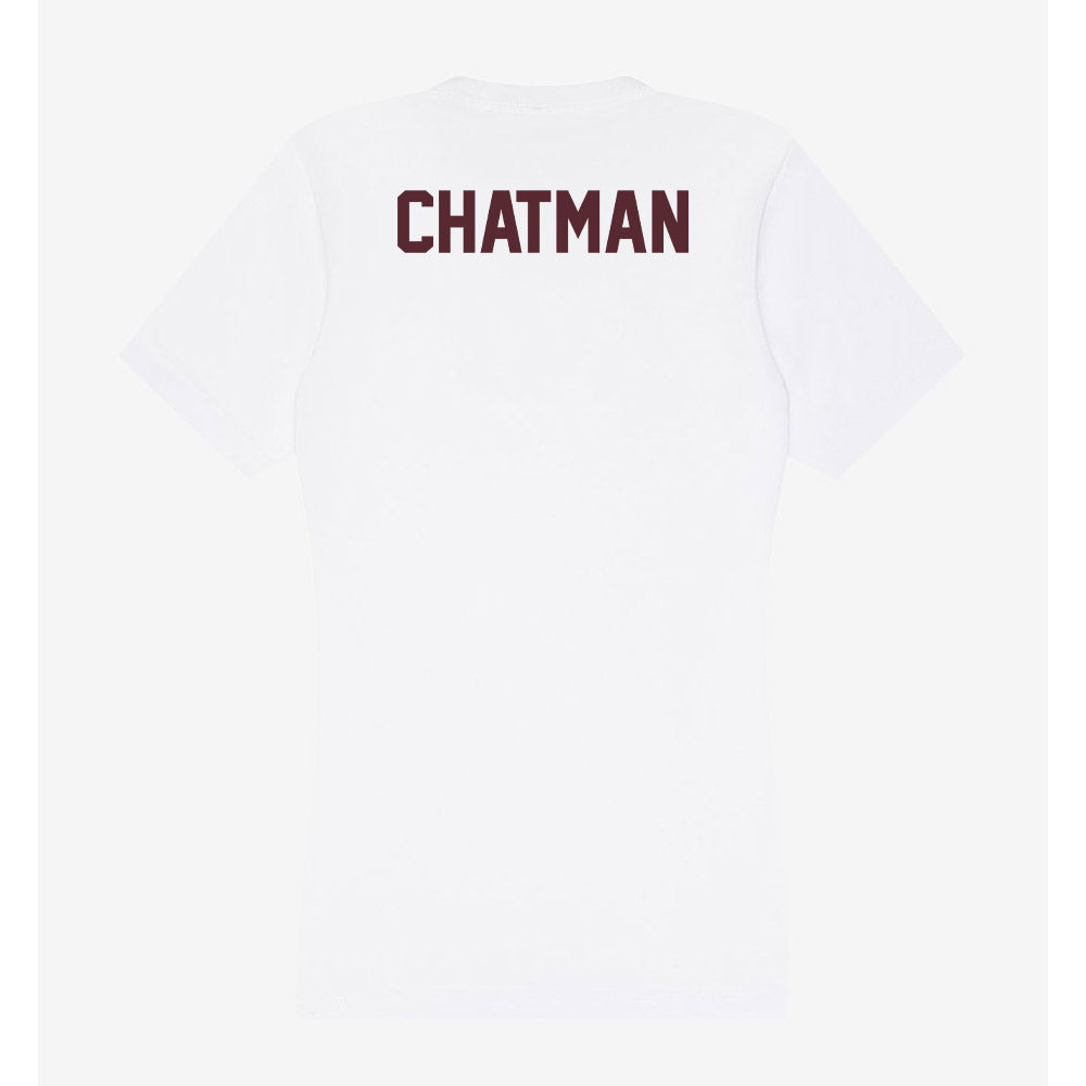 Texas State - NCAA Men's Track & Field : Senai Chatman - Women's V-Neck T-Shirt-1