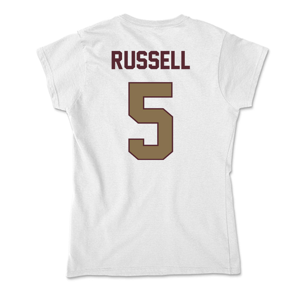 Texas State - NCAA Football : Donterry Russell - Soft Style Women’s T-Shirt-1