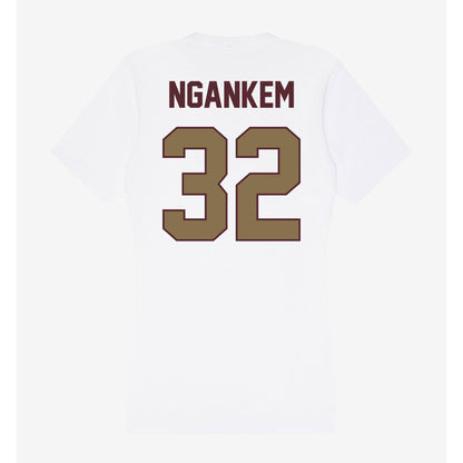Texas State - NCAA Women's Soccer : Jenny Ngankem - Women's V-Neck T-Shirt-1
