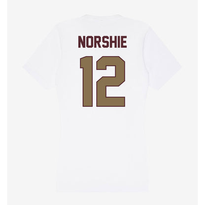 Texas State - NCAA Women's Soccer : Nina Norshie - Women's V-Neck T-Shirt-1