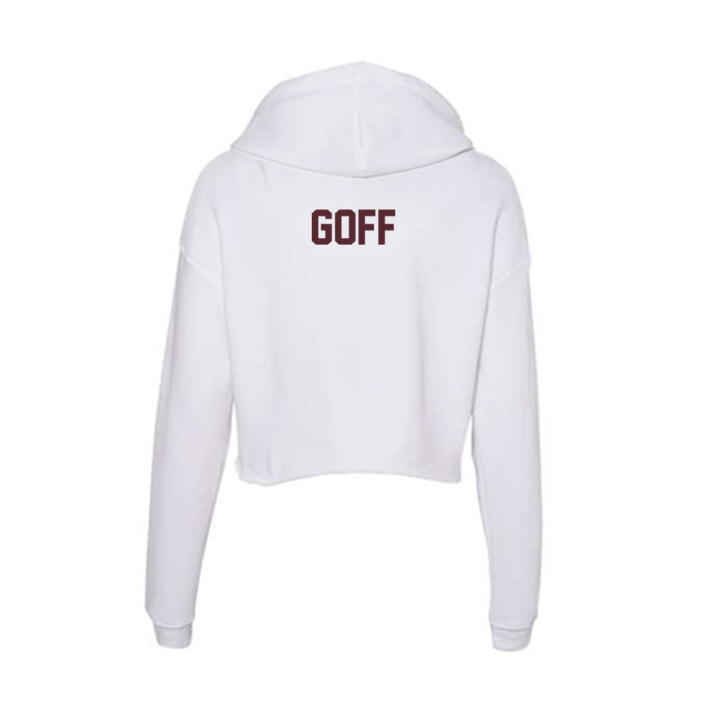 Texas State - NCAA Cheerleading : MaKenna Goff - Women's Crop Fleece Hoodie-1