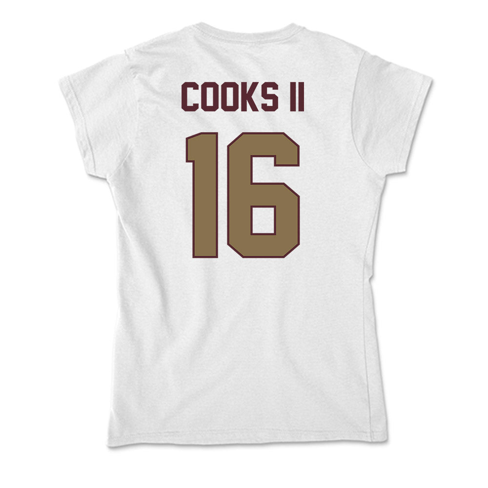 Texas State - NCAA Football : Terrence Cooks II - Soft Style Women’s T-Shirt-1