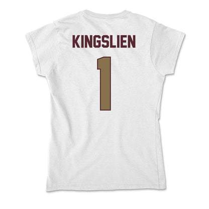 Texas State - NCAA Softball : Maddie Kingslien - Soft Style Women’s T-Shirt-1