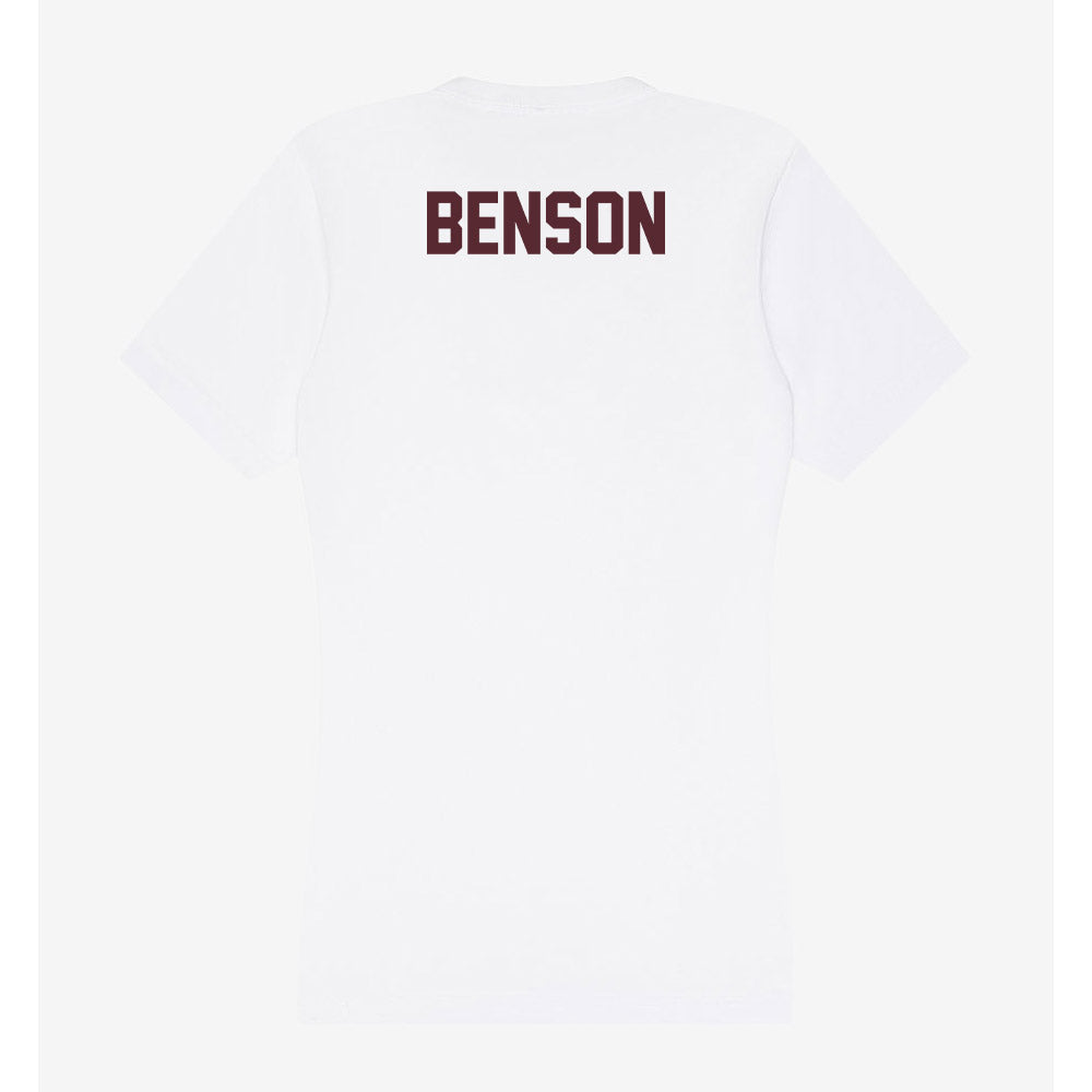 Texas State - NCAA Women's Cross Country : Camryn Benson - Women's V-Neck T-Shirt-1