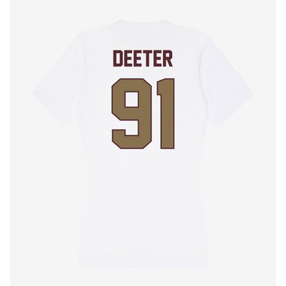 Texas State - NCAA Football : Jp Deeter - Women's V-Neck T-Shirt-1