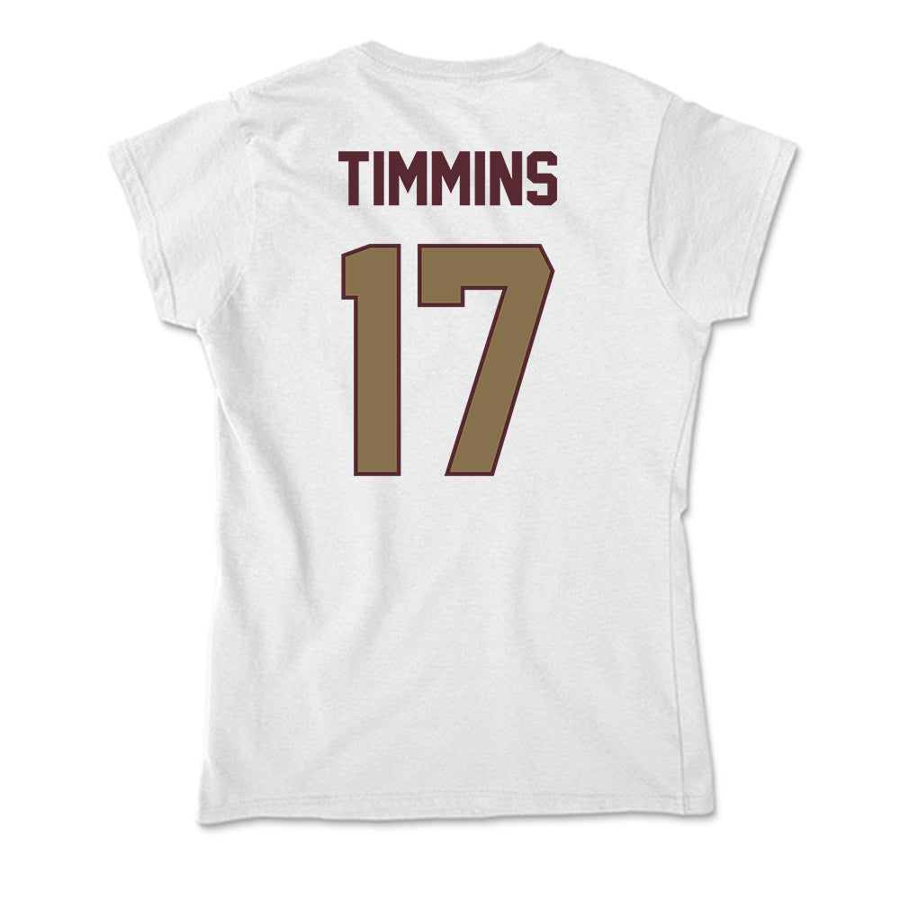 Texas State - NCAA Baseball : Braylen Timmins - Soft Style Women’s T-Shirt-1