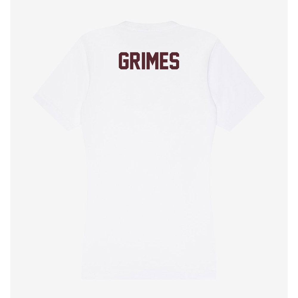 Texas State - NCAA Cheerleading : Haileigh Grimes - Women's V-Neck T-Shirt-1