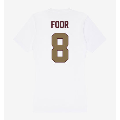 Texas State - NCAA Baseball : Daylen Foor - Women's V-Neck T-Shirt-1