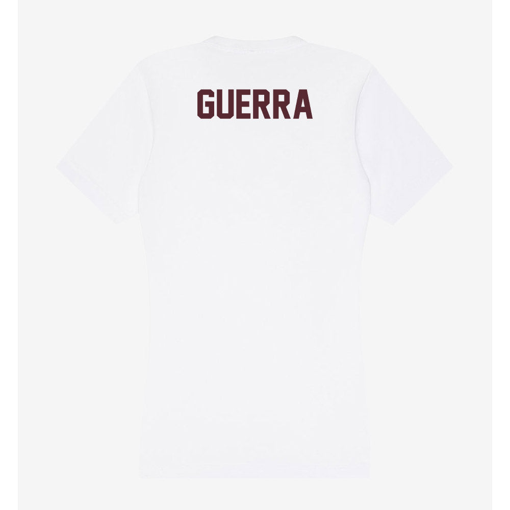 Texas State - NCAA Men's Golf : Phoenix Guerra - Women's V-Neck T-Shirt-1