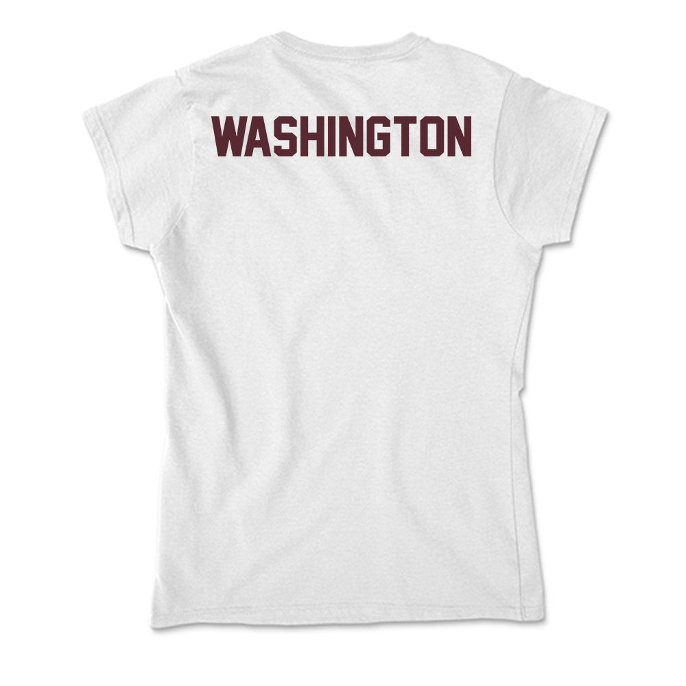 Texas State - NCAA Women's Track & Field : Sanaa Washington - Soft Style Women’s T-Shirt-1