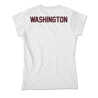 Texas State - NCAA Women's Track & Field : Sanaa Washington - Soft Style Women’s T-Shirt-1
