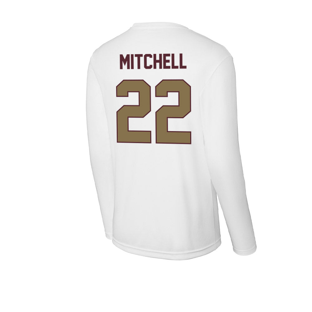 Texas State - NCAA Football : Will Mitchell - Activewear Long Sleeve T-Shirt-1