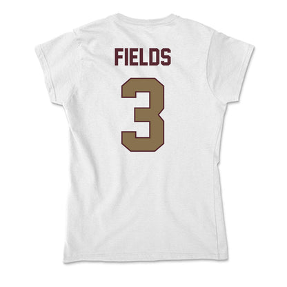 Texas State - NCAA Men's Basketball : Robert Fields - Soft Style Women’s T-Shirt-1