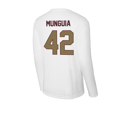 Texas State - NCAA Baseball : Austin Munguia - Activewear Long Sleeve T-Shirt-1