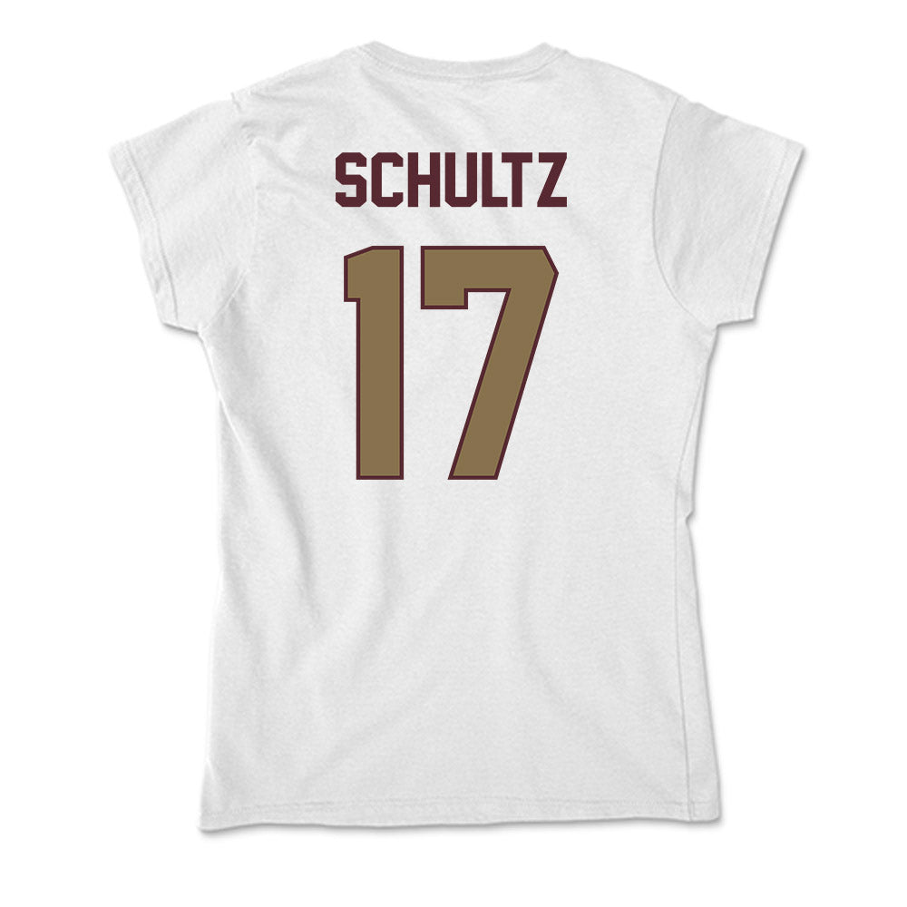 Texas State - NCAA Baseball : Logan Schultz - Soft Style Women’s T-Shirt-1
