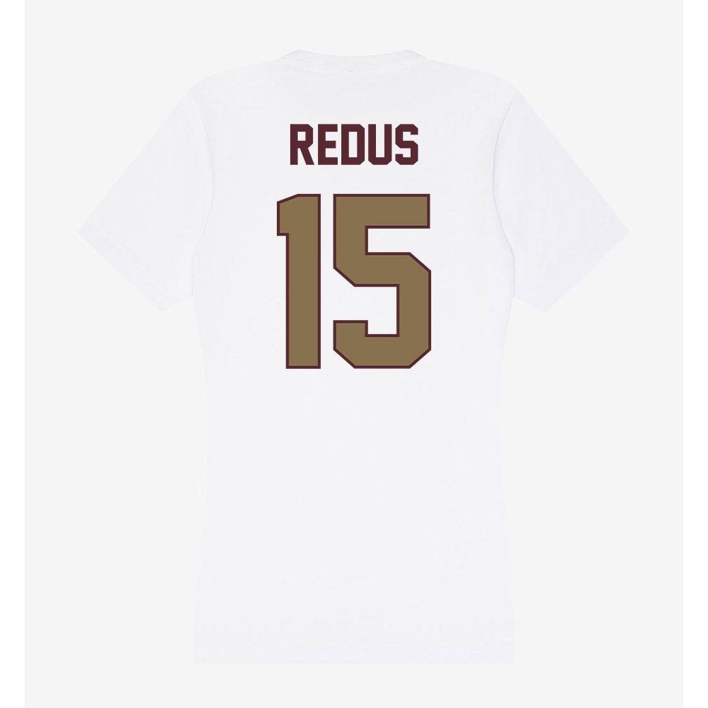 Texas State - NCAA Women's Soccer : Audrey Redus - Women's V-Neck T-Shirt-1