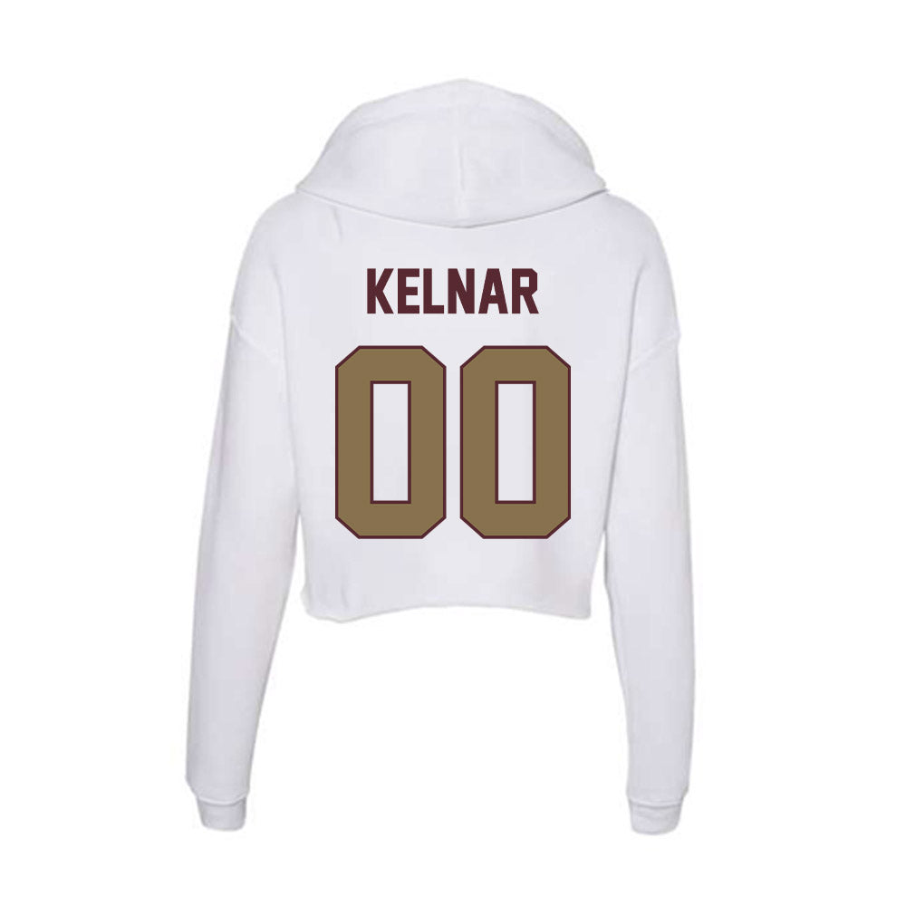 Texas State - NCAA Softball : Megan Kelnar - Women's Crop Fleece Hoodie-1