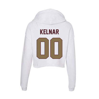 Texas State - NCAA Softball : Megan Kelnar - Women's Crop Fleece Hoodie-1