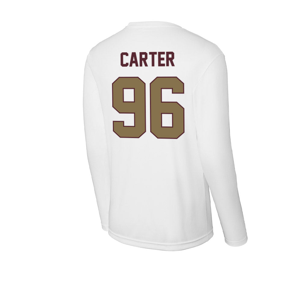 Texas State - NCAA Football : Bryce Carter - Activewear Long Sleeve T-Shirt-1