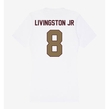Texas State - NCAA Men's Basketball : Randy Livingston Jr - Women's V-Neck T-Shirt-1