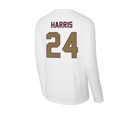 Texas State - NCAA Football : Juntavious Harris - Activewear Long Sleeve T-Shirt-1