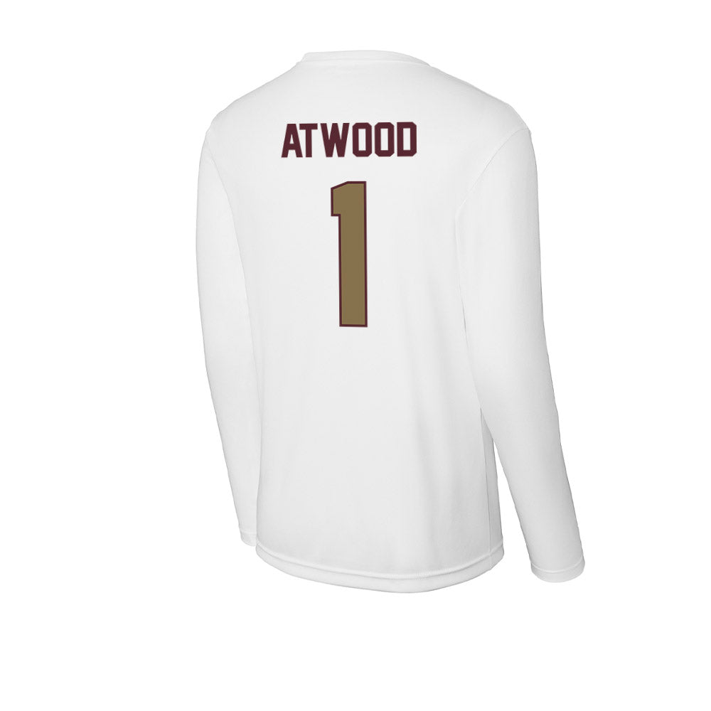 Texas State - NCAA Football : Amarion Atwood - Activewear Long Sleeve T-Shirt-1