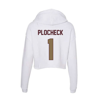 Texas State - NCAA Softball : Camryn Plocheck - Women's Crop Fleece Hoodie-1