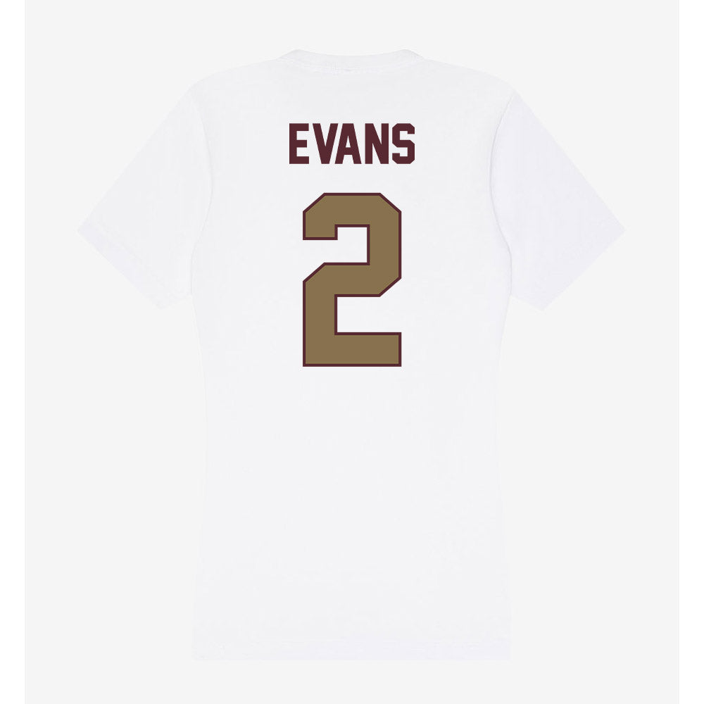 Texas State - NCAA Football : Kylen Evans - Women's V-Neck T-Shirt-1