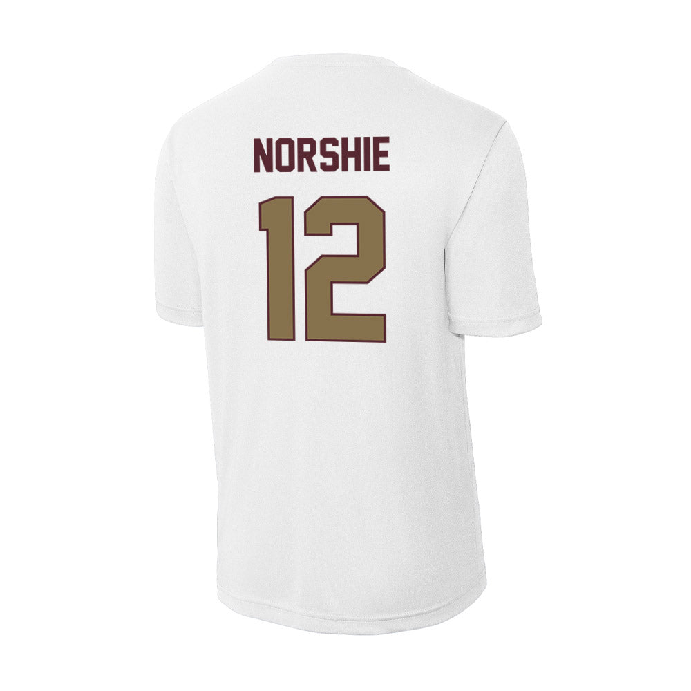 Texas State - NCAA Women's Soccer : Nina Norshie - Activewear T-Shirt-1