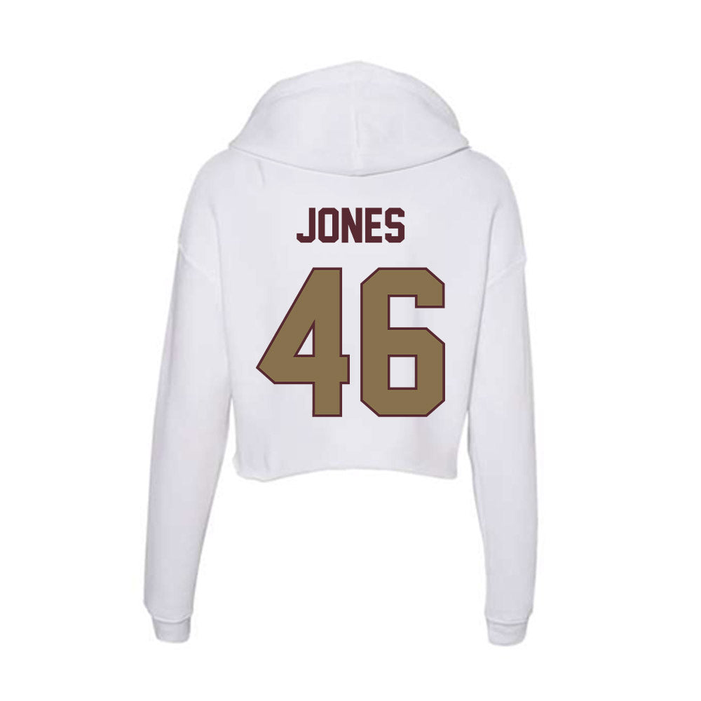 Texas State - NCAA Football : Ayden Jones - Women's Crop Fleece Hoodie-1