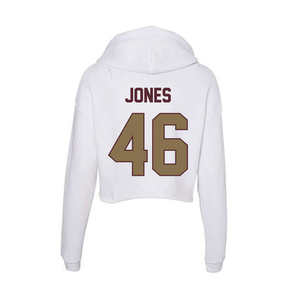 Texas State - NCAA Football : Ayden Jones - Women's Crop Fleece Hoodie-1