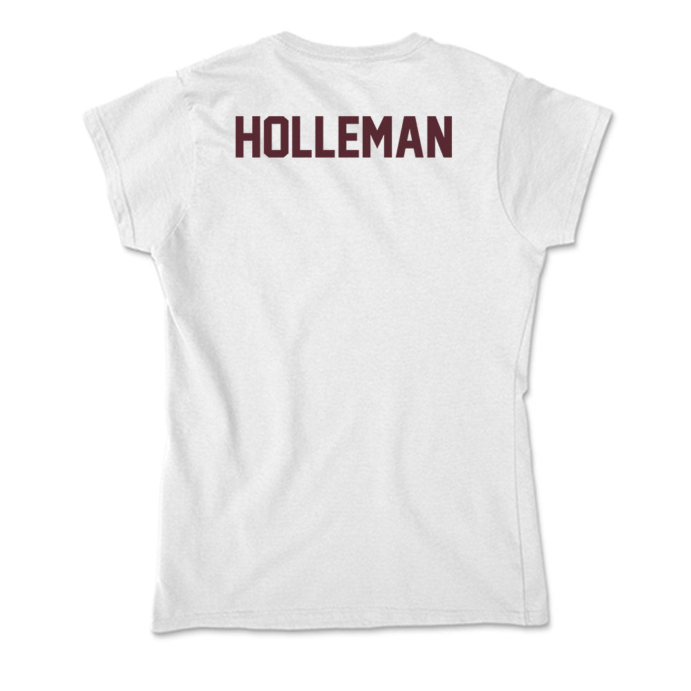 Texas State - NCAA Women's Track & Field : Kaurie Holleman - Soft Style Women’s T-Shirt-1