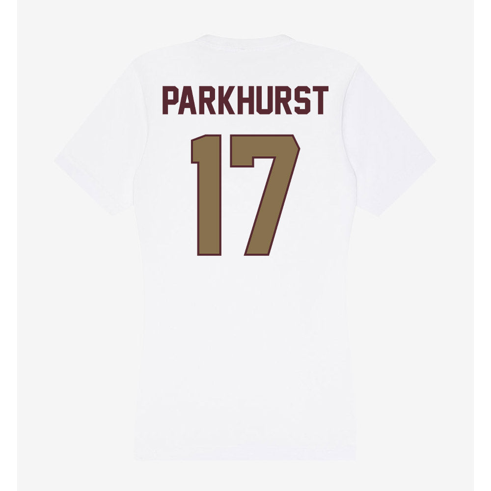 Texas State - NCAA Football : Gavin Parkhurst - Women's V-Neck T-Shirt-1