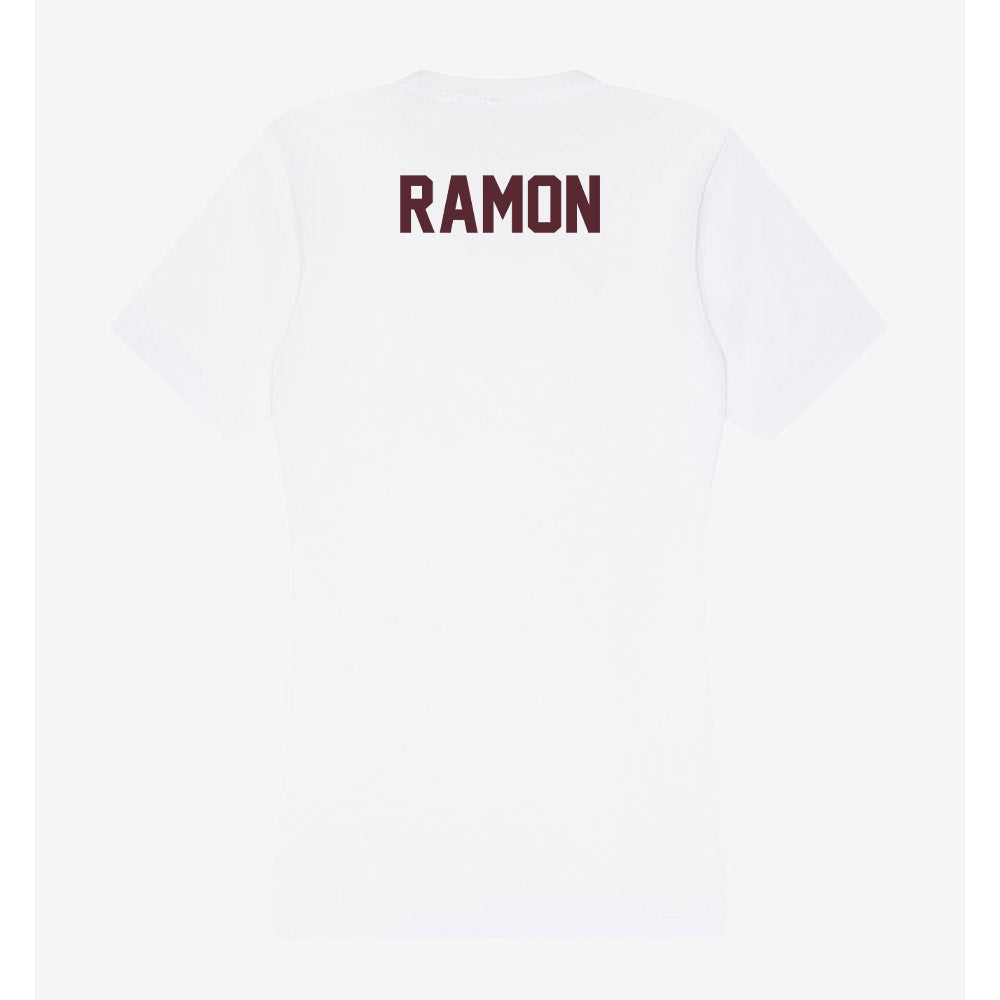 Texas State - NCAA Cheerleading : Ella Ramon - Women's V-Neck T-Shirt-1