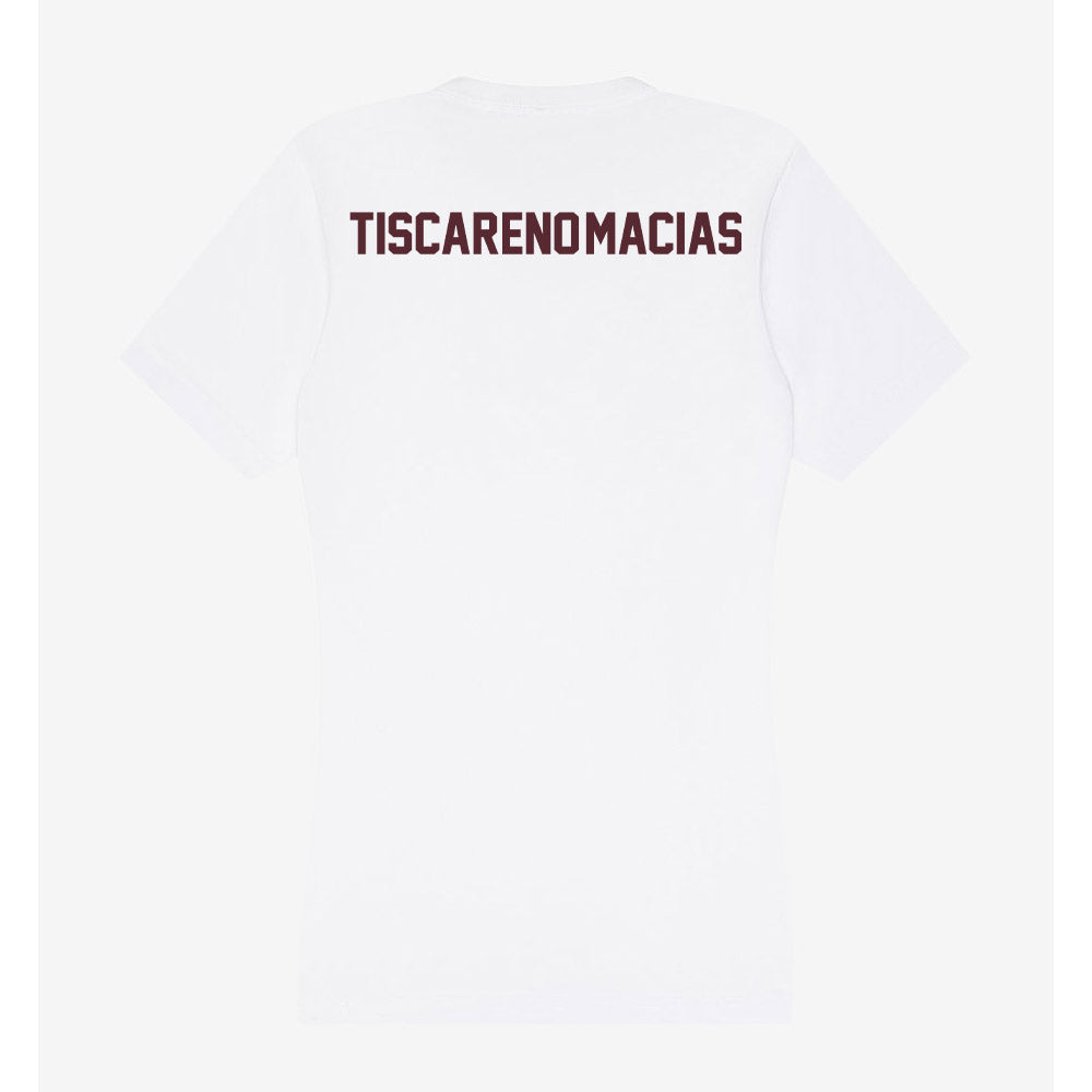 Texas State - NCAA Women's Track & Field : Alexia Tiscareno-Macias - Women's V-Neck T-Shirt-1