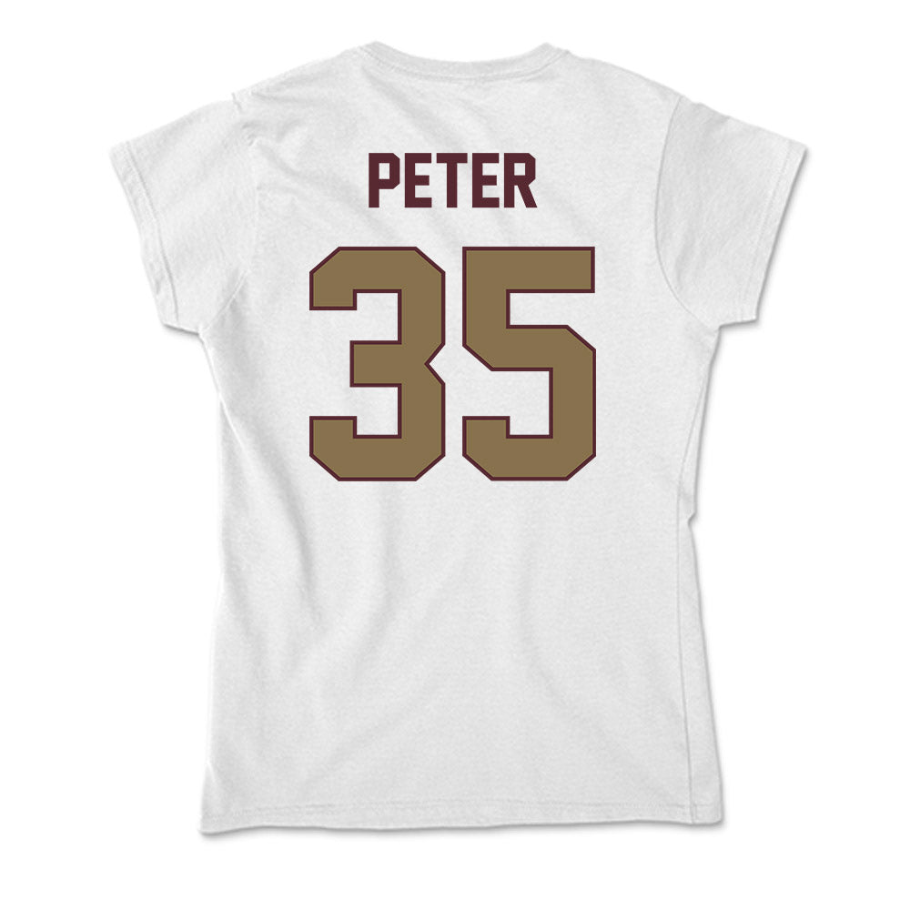 Texas State - NCAA Football : Emmanuel Peter - Soft Style Women’s T-Shirt-1