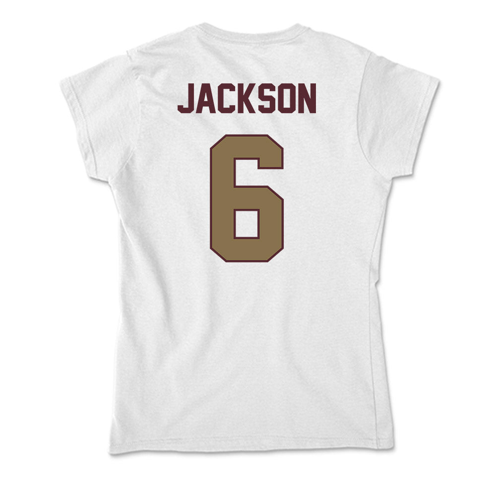 Texas State - NCAA Football : Dylan Jackson - Soft Style Women’s T-Shirt-1