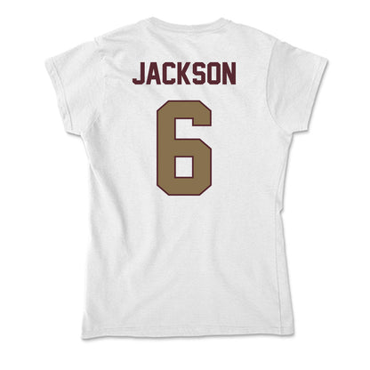 Texas State - NCAA Football : Dylan Jackson - Soft Style Women’s T-Shirt-1